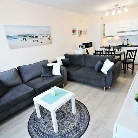 Superior Pastelowy Przy Plazy Apartment Kolberg