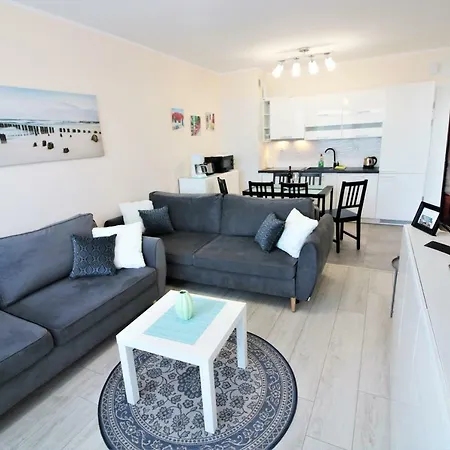 Superior Pastelowy Przy Plazy Apartment Kolberg